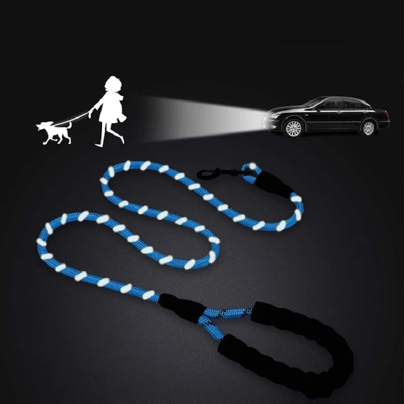 150/200/300Cm Strong Dog Leash Pet Leashes Reflective Leash for Big Small Medium Large Dog Leash Drag Pull Tow Golden Retriever