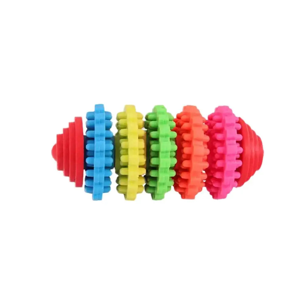 Pet Dog Toy Colorful Gear Tooth Cleaning Toys Pet Dog Toys Toy Training Chew Tooth Pet Products Dog Pet Toy Accessories Pet B1X6