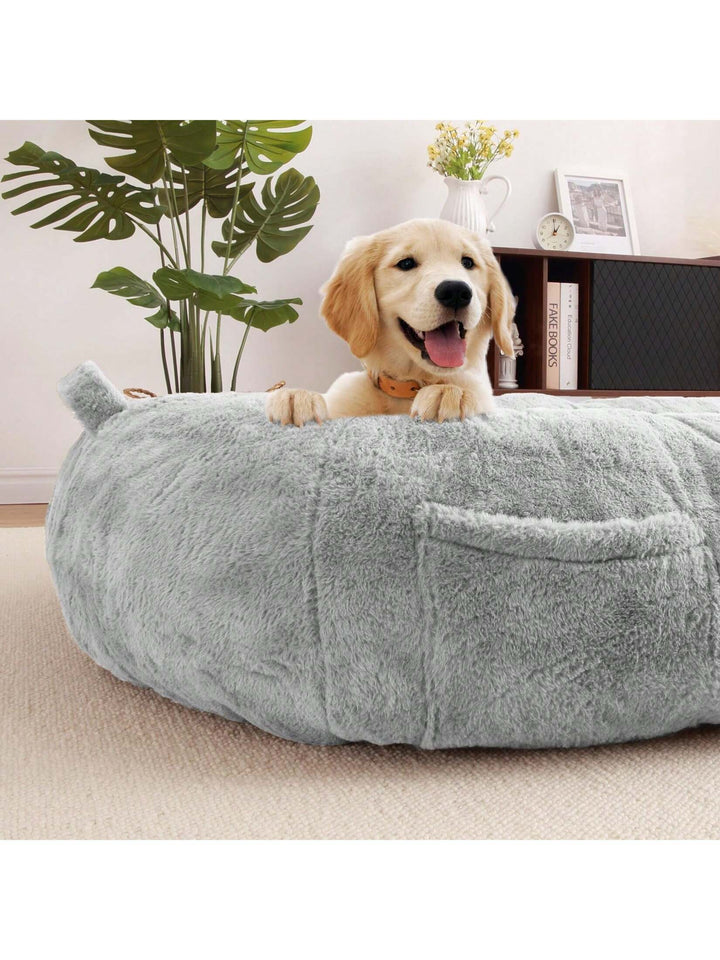 Giant Dog Bed for Men and Women, 75"X48"X14",Washable & Plush Dog Bed for People, Suitable for Adults,Human-Sized Bed