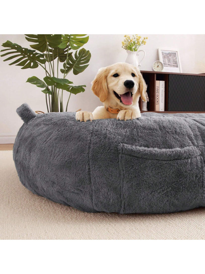 Giant Dog Bed for Men and Women, 75"X48"X14",Washable & Plush Dog Bed for People, Suitable for Adults,Human-Sized Bed