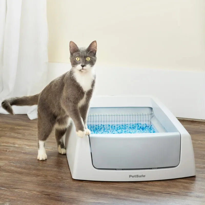 Complete Self-Cleaning Litter Box - No Scooping Required - Unbeatable Odor Control