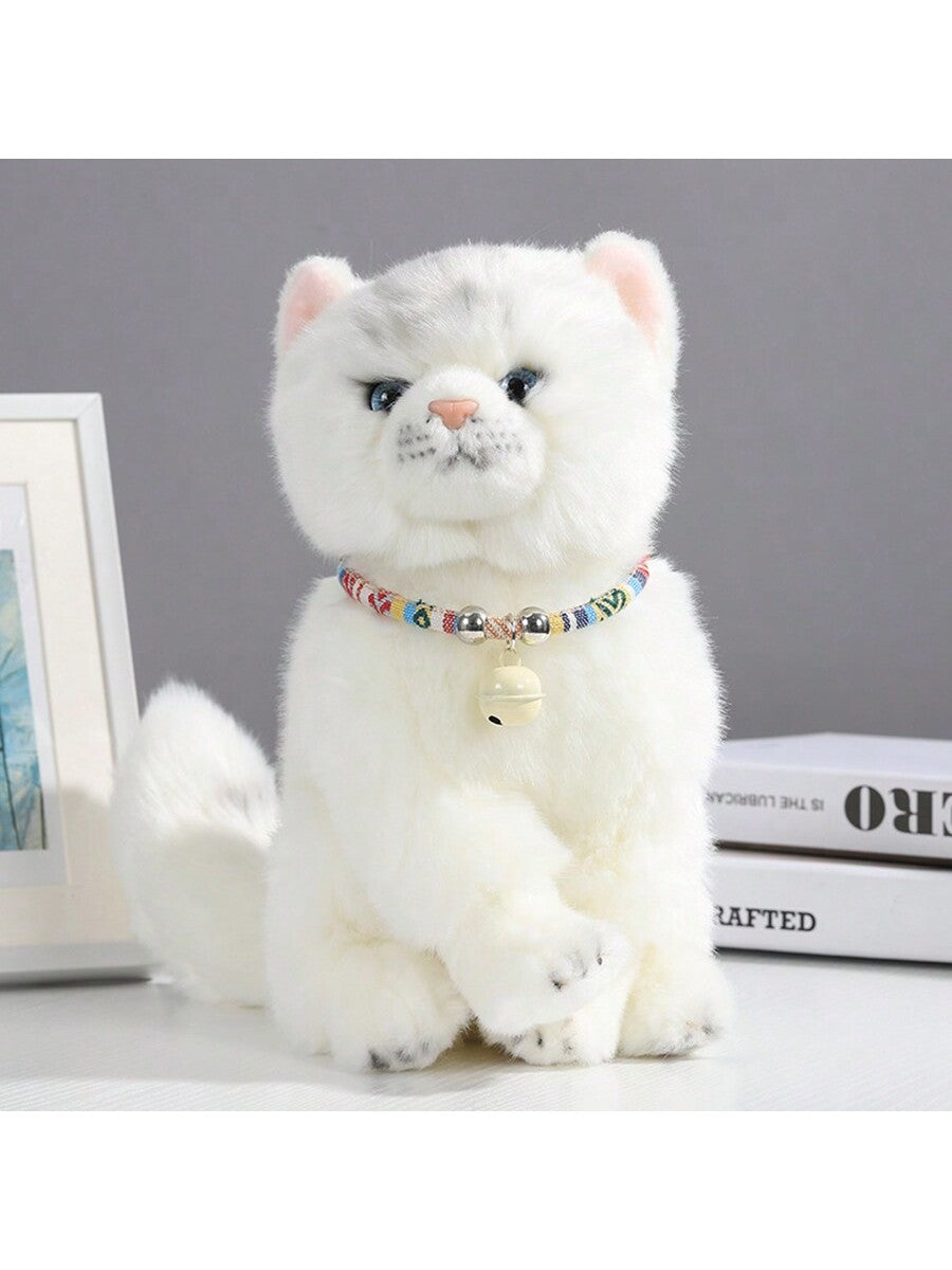 1Pc Retro Pet Collar with Bell Pendant, Adjustable Necklace for Cats and Dogs