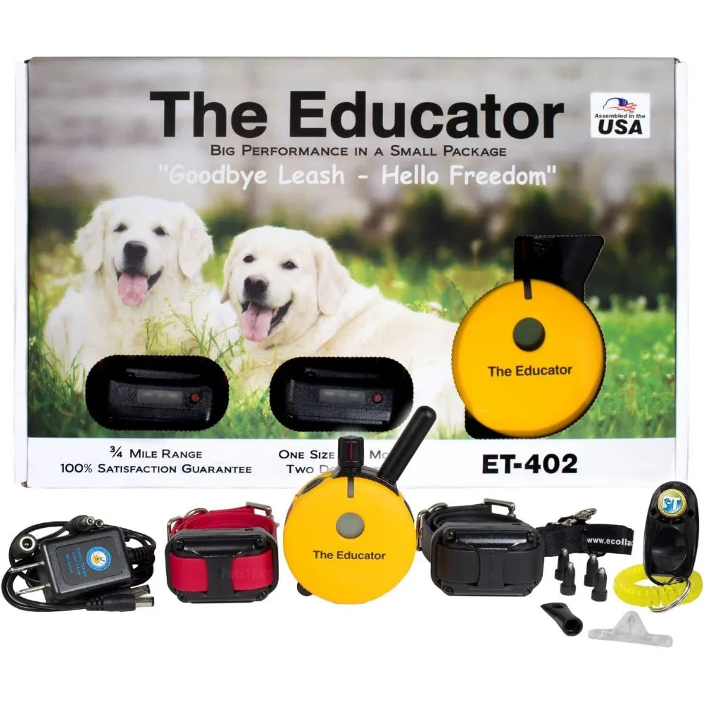 Dog Collar with Remote for Medium and Large Dogs, Vibration and Tone Stimulation Collars Training Clicker, Dog Collar