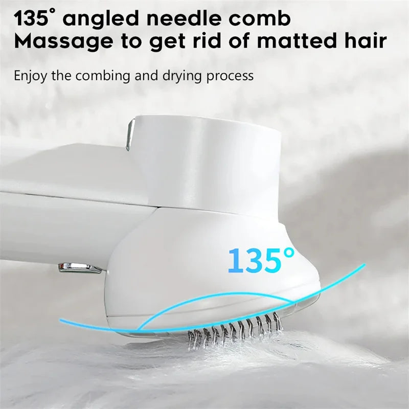 Dog Dryer Smart Hair Dryer for Dogs Pet Mascotas Perros Cat Brush Hair Removing Combing Blow Comb Grooming Accessories Supplies