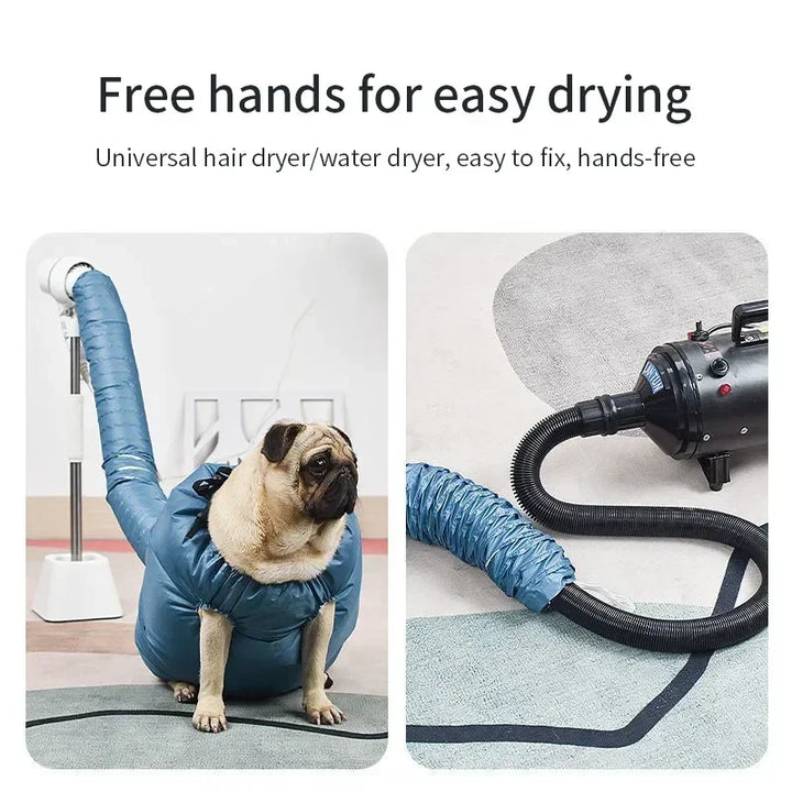 Folding Dog Hair Dryer Portable Pet Drying Bag Efficient Dogs Hair Dryers Blow Bag Cat Dryer Winter Pets Cleaning Accessories