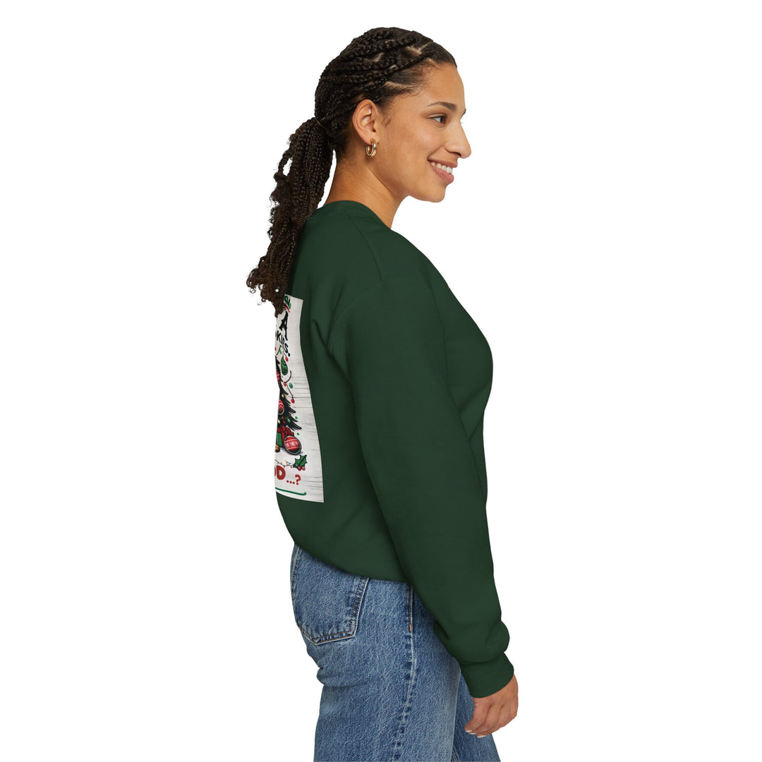 The Claw Cove™ Holiday Dear Santa Dog Crewneck Lightweight Sweatshirt - Unisex | Free and Fast Shipping