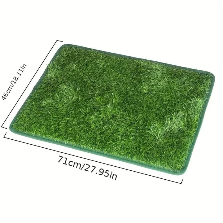 Premium Washable Dog Training Mat - Indoor/Outdoor Pee Grass for Easy Potty Training and Odor Control