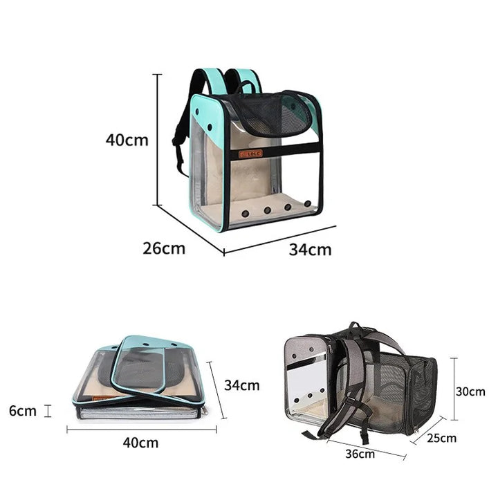 Expandable Travel Pet Backpack