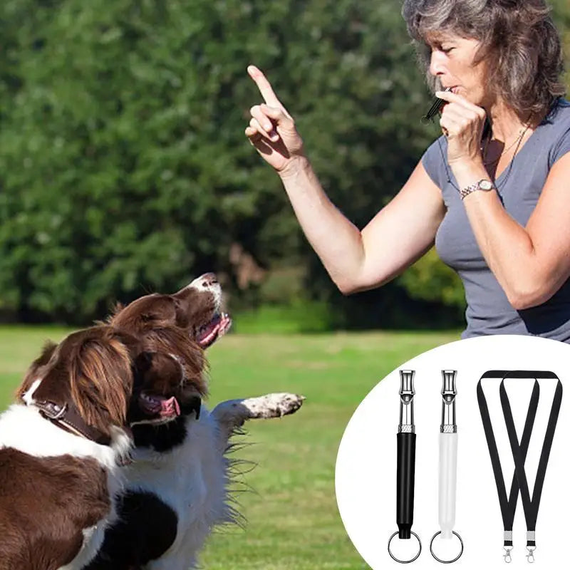 Dog Whistle Portable Dog Training Whistles Dogs Training Deterrent Whistle Puppy Adjustable Training Dog Accessories Supplies